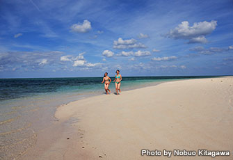 The beautiful beach of Hate-no-hama